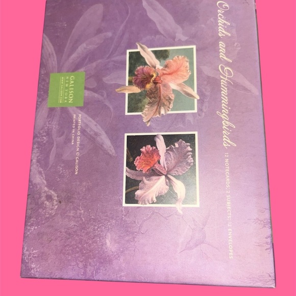 Orchids and Hummingbirds photo Book NWOT - Picture 4 of 4